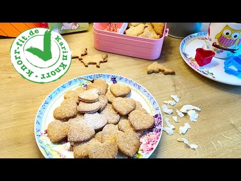 KOKOS QUARK HERZEN I Gesunde Kekse für die Lunchbox I Karin Knorr Ernährungstraining