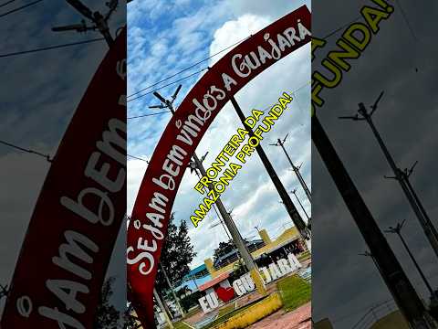 👭 A CIDADE-IRMÃ de Cruzeiro do Sul/AC! Guajará/AM nas Fronteiras da Amazônia Profunda! #shorts