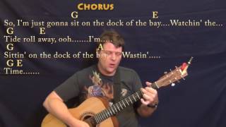 Sittin&#39; On The Dock Of The Bay (Otis Redding) Strum Guitar Cover Lesson with Chords/Lyrics