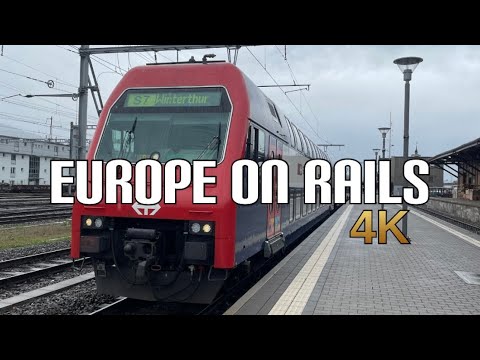 4K • Rain Cab ride 🇨🇭 Rapperswil SG - Winthertur | S7
