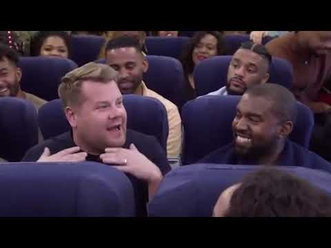 KANYE WEST & CHOIR TURNS UP ON  THE PLANE