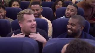 KANYE WEST &amp; CHOIR TURNS UP ON  THE PLANE