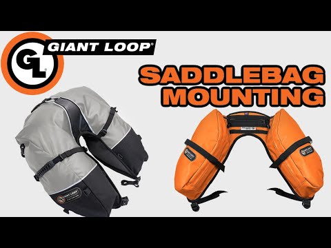 How to Mount the Giant Loop MoJavi and Giant Loop Coyote Saddlebags