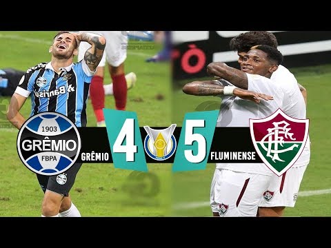 Grêmio 4 x 5 Fluminense  VIRADA HISTÓRICA! Gols e Melhores Momentos COMPLETO