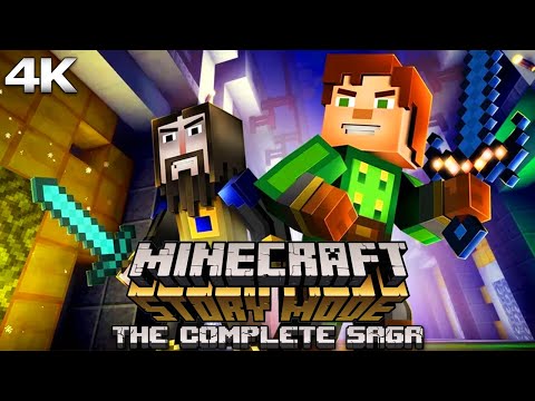 MINECRAFT STORY MODE The Complete Saga (Season 1, Adventure Pass, Season 2) All Episodes 4K Ultra HD