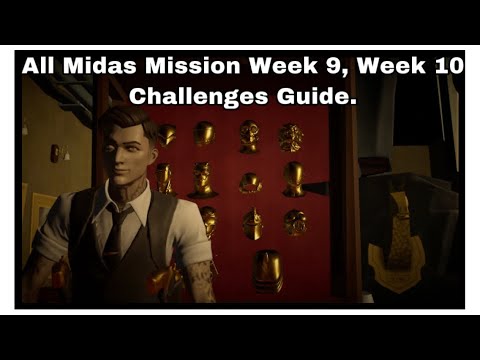 All Midas Mission Week 9, Week 10 Challenges Guide, and Faction Mission.