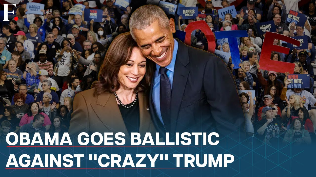 Watch: Obama's "Diaper" Joke On Trump As He Hits Campaign Trail For Kamala Harris In Pennsylvania