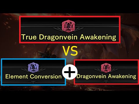 Safi VS Alatreon Set Bonus - READ BIO. T. Dragonvein Awakening VS Element Conversion - MHW Iceborne