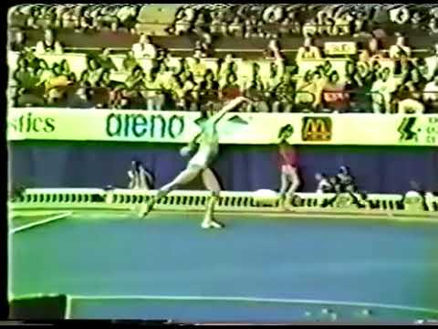 Silvia Topalova 🇧🇬 FX TO 9.600 1985 World Championships