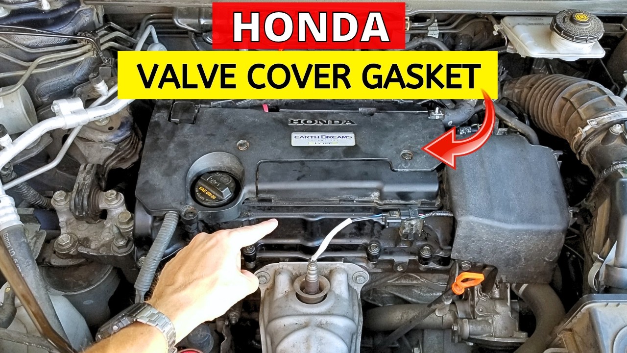 Valve Cover Gasket Replacement. Honda CRV 2015-2019. Accord 2013-2017