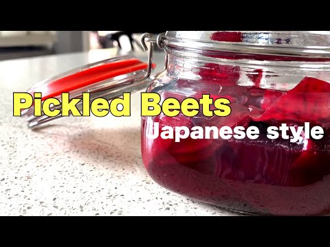Super easy recipe Pickled beets/Japanese style senmaizuke