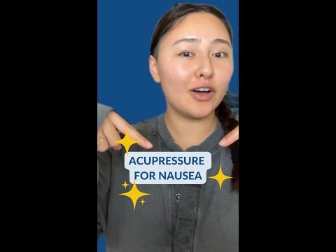 Acupressure for Nausea