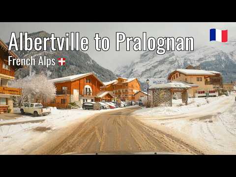 Driving in the FRENCH ALPS 🏔️ Albertville to Pralognan ⛷️ with SUBTITLES | 4K