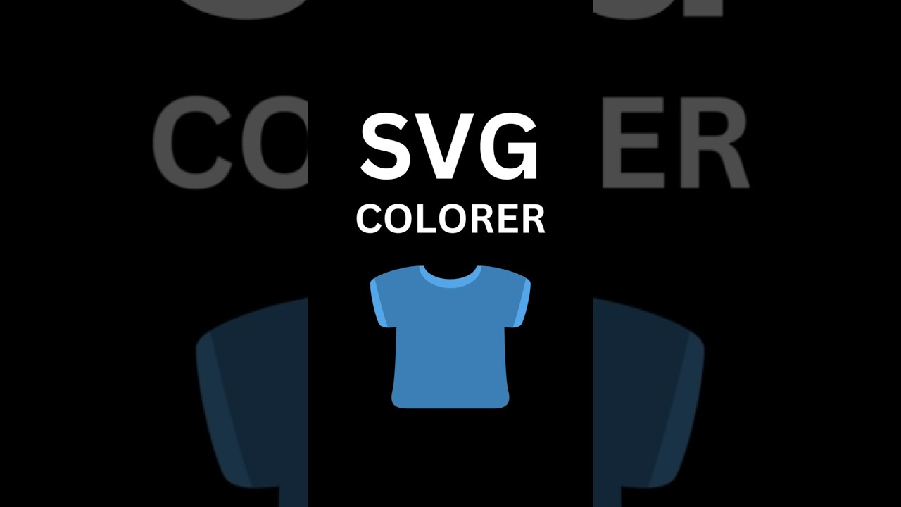 WEEK #1 - SVG Colorer | Making Random Web Tools Series | #webdevelopment