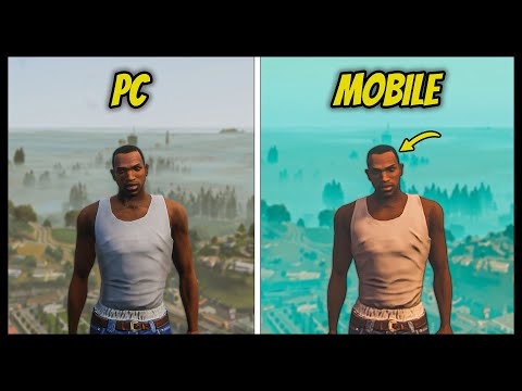 GTA Trilogy: Definitive Edition Mobile vs PC - Graphics and Details Comparison