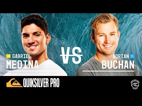 Gabriel Medina vs. Adrian Buchan - Round of 16, Heat 5 - Quiksilver Pro France 2019