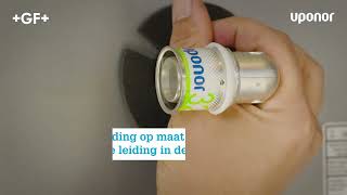 Uponor S-Press PLUS kniekoppeling 32-G1”SN voor monoblock warmtepompen