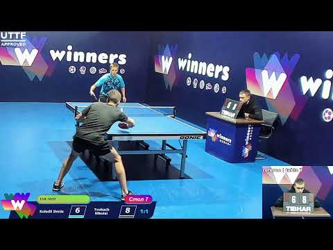 Kolodii Denis  - Tovkach Nikolai . WINners. CUP Table Tennis 7 08.12.2020 12:15