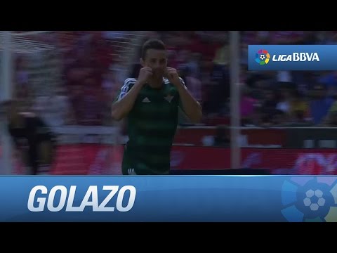 Golazo de Rubén Castro (1-2) Sporting de Gijón - Real Betis