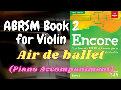 ABRSM Encore Violin Book 2 - Air de ballet (Piano Accompaniment)