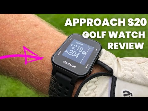 GARMIN APPROACH S20 REVIEW 2022 | GOLF GPS WATCH  S20 |  IS GARMIN S20 TOUCH SCREEN?
