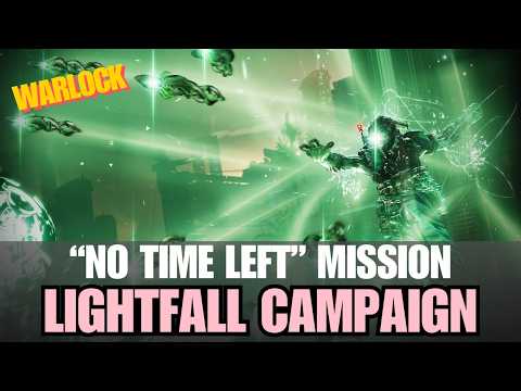 Solo Legendary "No Time Left" Mission on Warlock - Solo Lightfall Campaign - Cutscenes [Destiny 2]