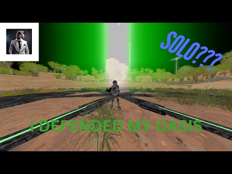 I DEFENDED My OASIS Cave SOLO Against ARKS WORST PLAYERS l Ep1 l Mega Tribe Life