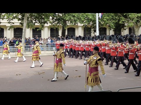 Colonel's Review & Queen's Birthday Parade: The Mall, London, 2022.