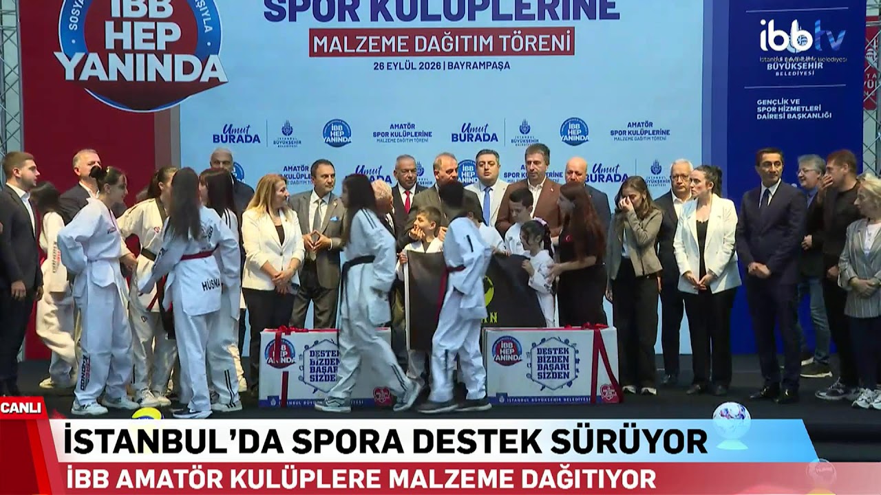 AMATÖR SPOR KULÜPLERİMİZE MALZEME DESTEĞİ VERİYORUZ