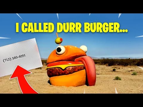 What Happens When You Call Durr Burger Fortnite Battle Royale Netlab Call Durr Burger Challenge Fortnite Call Durr Burger Challenge Fortnite What Happens When You Call Durr Burger Fortnite Battle Royale Netlab