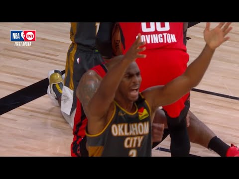 Chris Paul get a technical after Dennis Schroder gets called for a charge | Game 6 | Rockets vs OKC