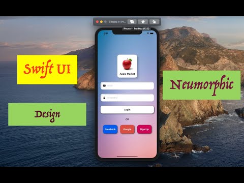 SwiftUI neumorphic design