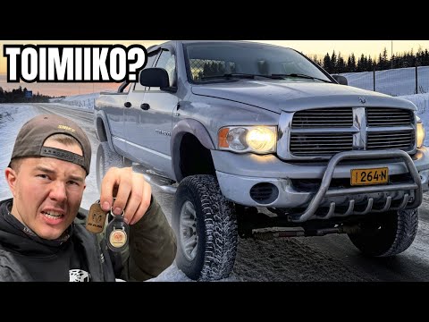 ENSIMMÄINEN KOEAJO ”600HP” Dodge Ramilla | HAJOSIKO VAIHDELAATIKKO?