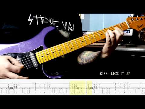 KISS - Lick it up [GUITAR COVER + TAB]
