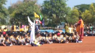 preview picture of video 'Sensei Vijay Metri :----- Sanskaar School, Karate Students Presented Cycles Stunt on Sphoorti Divas.'