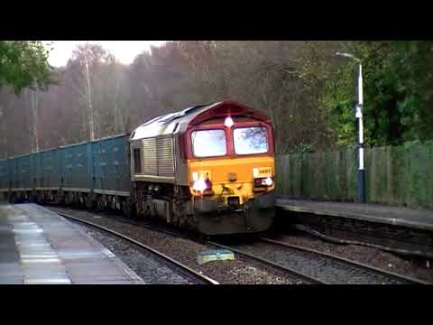 66013 Thrashes up The Pemberton Bank Wigan on The Liverpool Bins