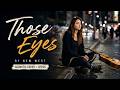Those Eyes 🌙 Acoustic Version with Lyrics | Relaxing Guitar Cover