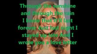 LOVE LETTER LYRICS-LEONA LEWIS
