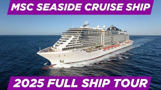 🌊 Inside MSC Seaside! The Ship That Follows the Sun ☀️ | Luxury Cruise Tour | MSC Cruises 2025 🚢