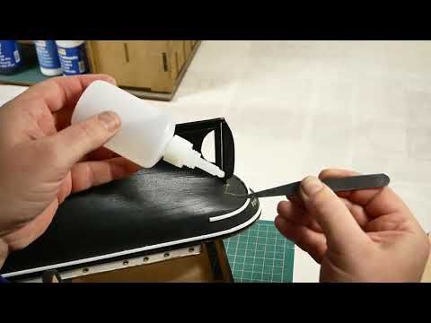 CASCO 028- Como colocar los escobenes y el timón. ENDURANCE - Modelismo Naval - Artesanía