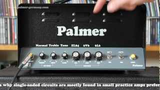 Video thumbnail for Palmer MI : DREI Triple Single Ended Amplifier (off-centre mic'd demo) by Brett Kingman