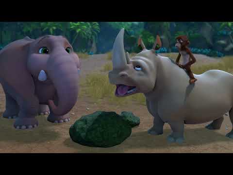 Jungle Beat - Blomräddning på klippan | Barnfilm | WildBrain Zoo - Svenska