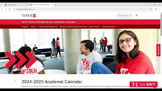 How to get to the Academic Calendar