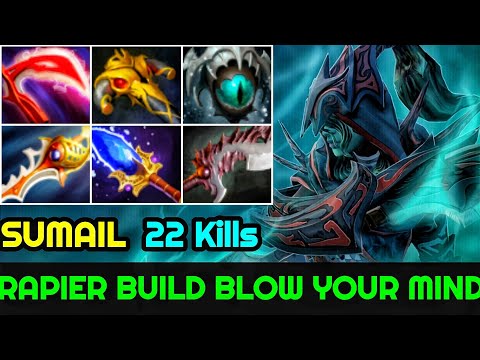 SumaiL[Phantom Assassin] Rapier Build Blow Your Mind 22 Kills Crazy Gameplay 7.23 Dota 2
