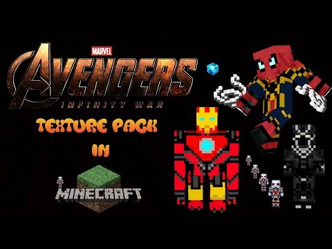 MC Packs - Avengers Infinity War Texture Pack in Minecraft!!