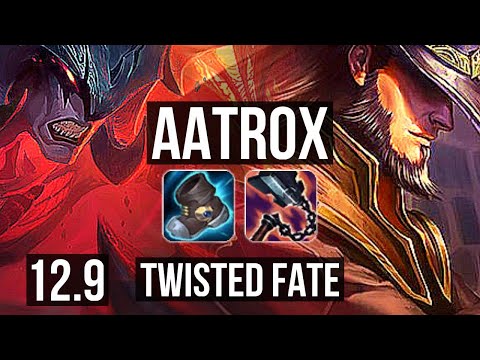 AATROX vs TF (MID) | 9/0/3, 800+ games, Legendary | KR Diamond | 12.9