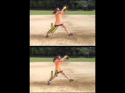 Softball Pitching Leg Drive