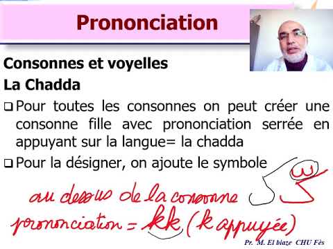 l'arabe pour les étudiants étrangers la prononciation  3 la chadda Pr ELBIAZE