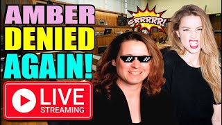 Amber Heard DENIED Again in VA Case! | Pop Culture Chat | LIVE!