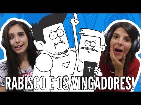 JOVENS REAGEM A RABISCO - MARTA, GORDO E DADO, VINGADORES